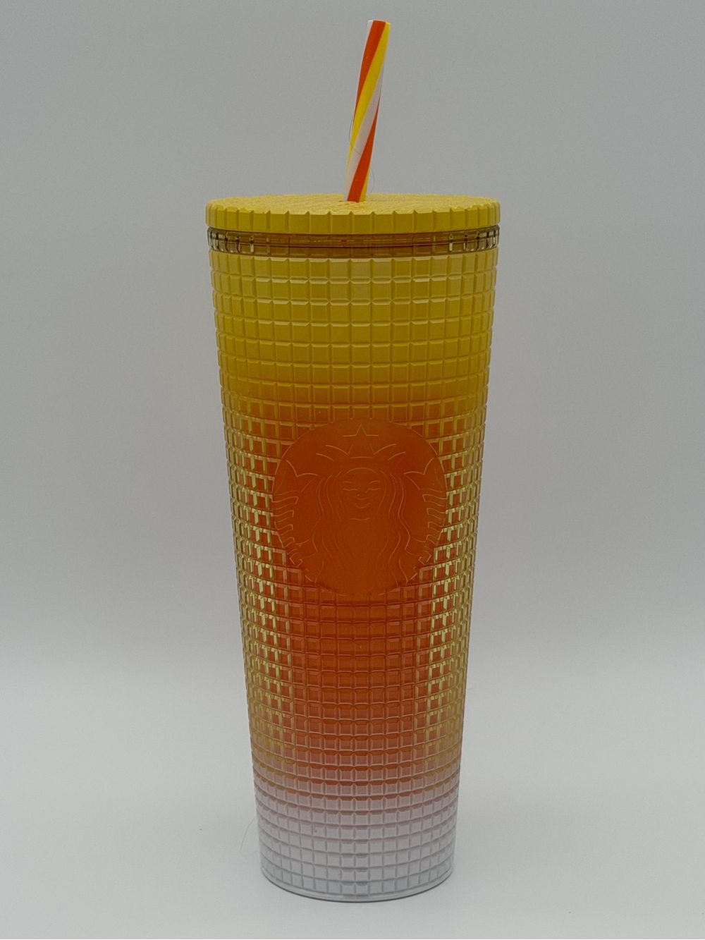 Walt Disneyworld Starbucks Candy Corn Halloween Drink Tumbler With Straw 2024